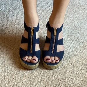 Navy Wedges